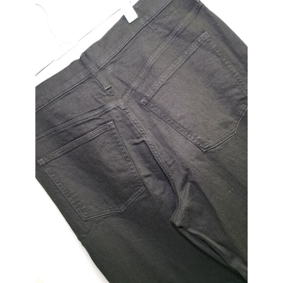 J. Crew Denim Trouser In 1996 Semi-Stretch Black Wide Leg CC557 $158 Size 30 NWT - Picture 7 of 12